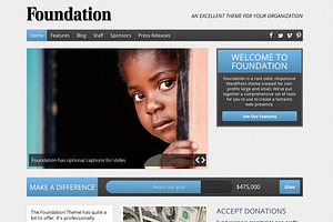 Foundation Nonprofit WordPress Theme