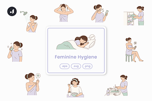 Feminine Hygiene Illustration, an Object Graphic by Jump Studio