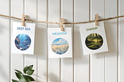 Wander - Landscape Flashcards, a Card Template by CinderHeart Designs (Thumbnail 5 of 6)