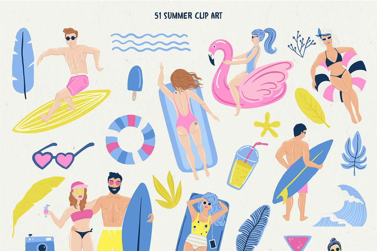 Good Vibes Summer Set, a Person Illustration by Bosotochka♥Art (Photo 2 of 8)