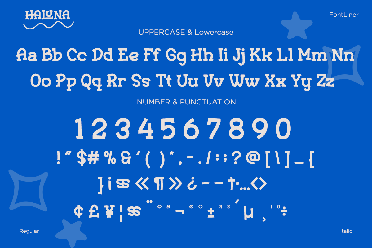 Haluna - Playful Slab Serif, a Slab Serif Font by Font Liner (Photo 10 of 13)