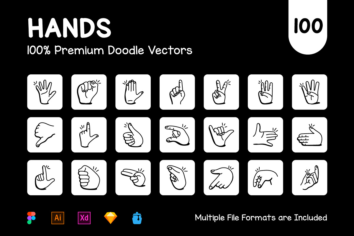 Collection of Sign Language Icons
