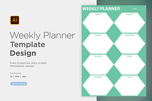 Weekly Planner Sheet Design-19