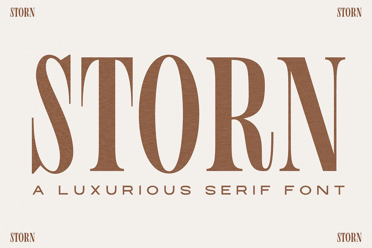 STORN A Stylish Uppercased Serif, a Serif Font by Prestige Artsy Studio (Photo 1 of 9)