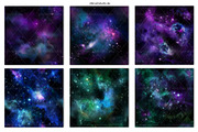 Seamless Galaxy Night Texture, a Pattern Graphic by DiBrush Studio (Thumbnail 3 of 6)