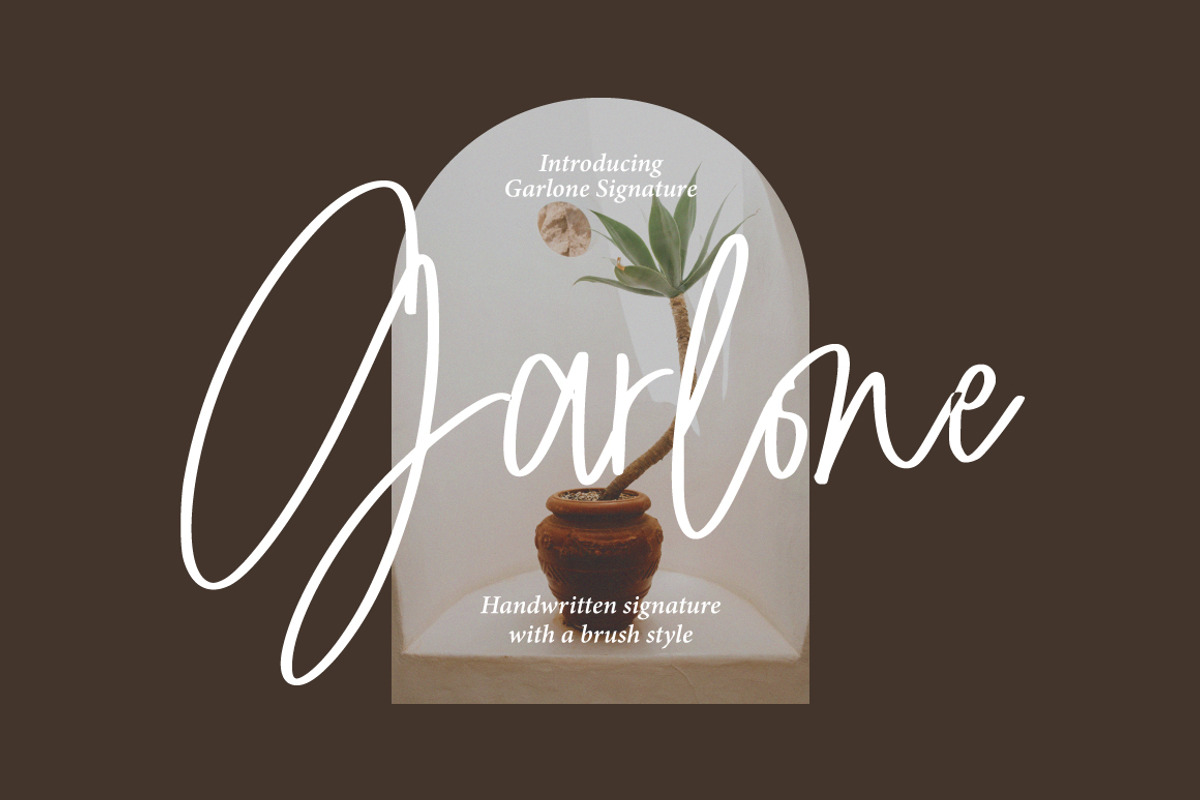 Garlone - Casual Signature, a Handwritten Font by tebaltipislab (Photo 1 of 9)
