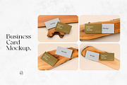 Elegant Business Card Mockups, an Advertising Mockup by MahmoudWally (Thumbnail 1 of 5)