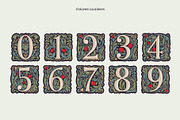 Illuminated Initials font family, a Blackletter Font by kaer_shop (Thumbnail 5 of 10)
