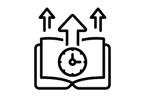Future improve black icon, an Outline Icon by Creative priyanka