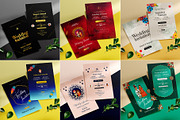 Indian Wedding Invitation Card Set, an Invitation Template by Creative Hatti (Thumbnail 4 of 5)