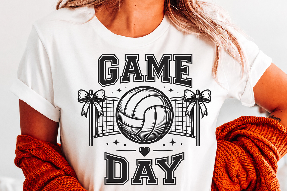 Game Day Basketball SVG, School, a Sport Illustration by Libby Wishes (Photo 2 of 3)