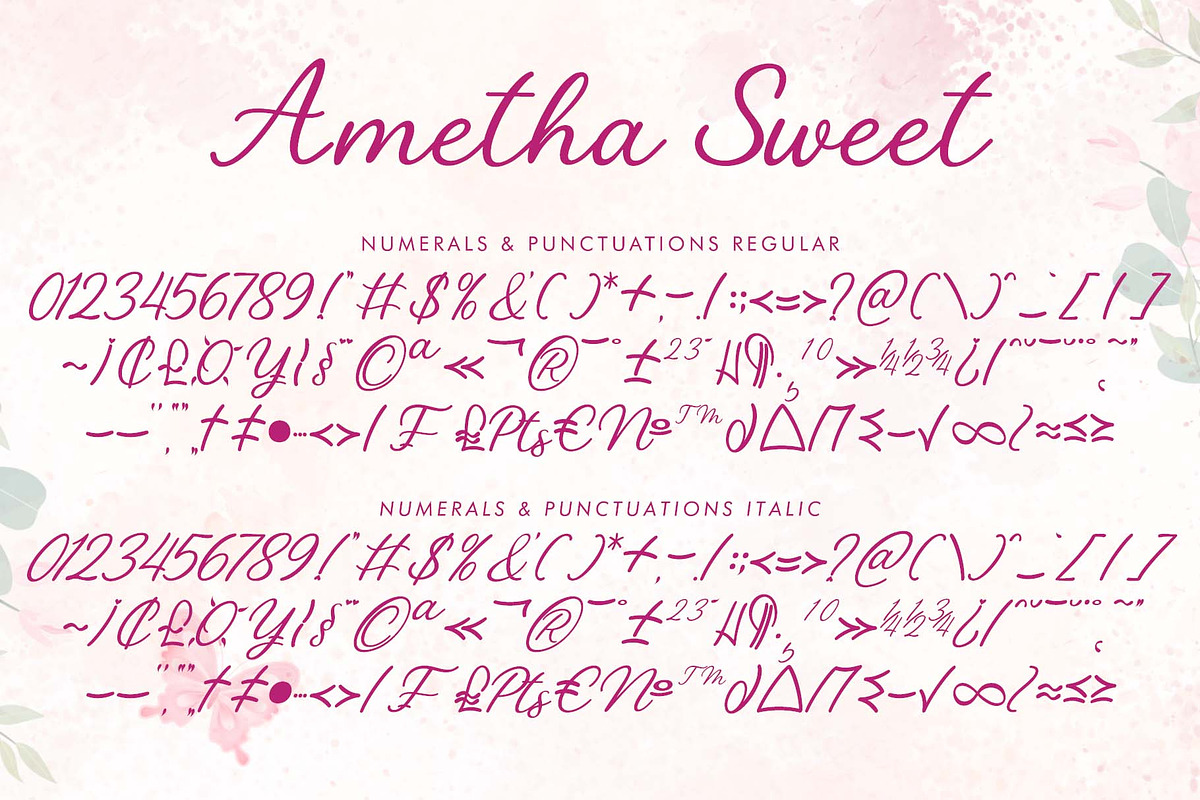 Ametha Sweet, a Handwritten Font by Yoga Letter (Photo 6 of 7)