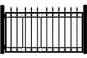 Wrought Iron Fence, an Object Graphic by Creativeshirt (Thumbnail 3 of 19)