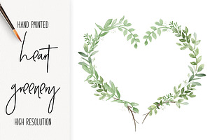Valentine's Day Greenery Wreath