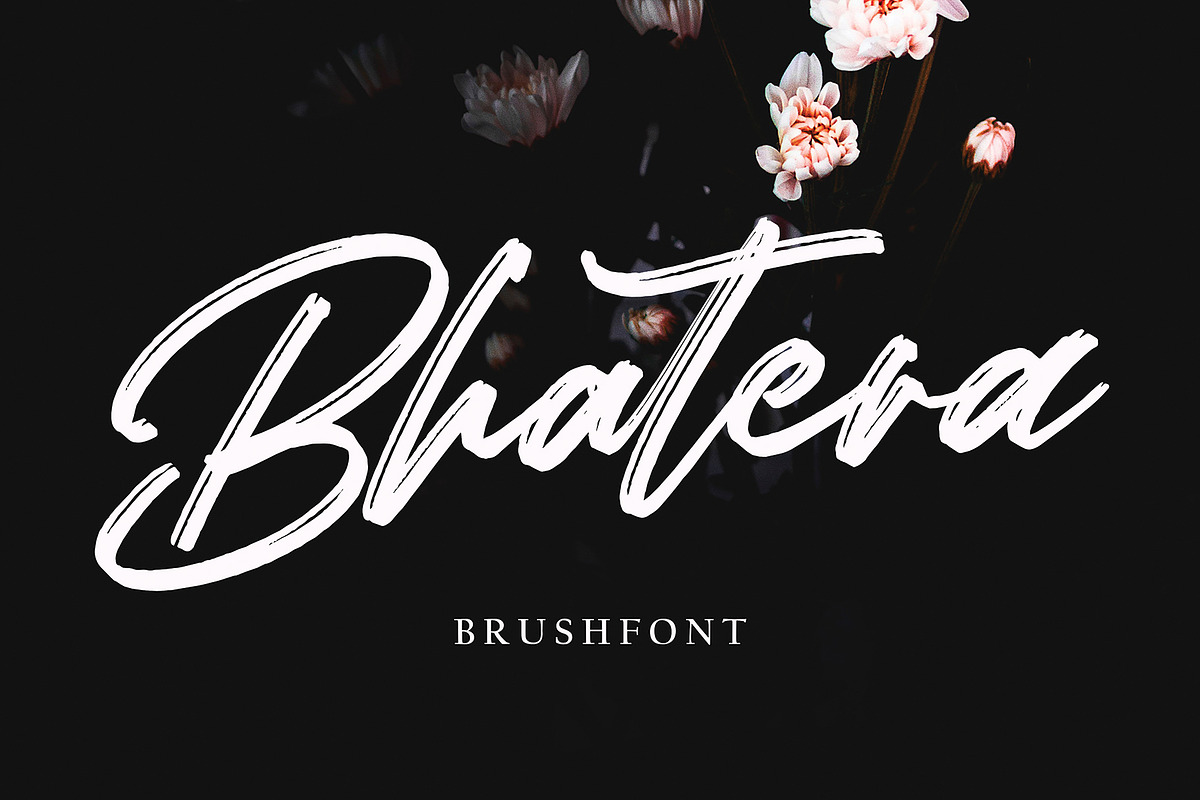 Bhatera Black Friday, a Script Font by pineungtype (Photo 2 of 8)