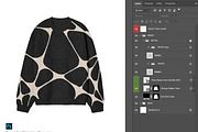 Knit Sweater Mockup, a Shirt Mockup by Irhasalfahad (Thumbnail 6 of 7)