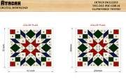 Christmas Barn Quilt NewYear Pattern, a Pattern Graphic by AtacanDigital (Thumbnail 3 of 8)