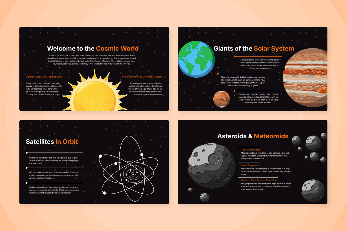Universe & Planet Science Infographi, an Education Illustration by trabaskriya (Photo 4 of 5)