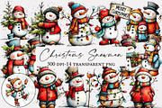 Christams Snowman clipart, an Illustration by Designworld (Thumbnail 1 of 5)