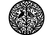 Vintage Floral Vector Pack, an Object Graphic by abu67222 (Thumbnail 9 of 13)