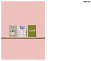 A6/B6/A5 CARDS ON BOBBIN SHELVES, a Merchandise Mockup by MCKP*ME (Thumbnail 6 of 9)