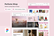 Elora - Perfume Shop Landing Page, a Landing Page Template by twinstd (Thumbnail 1 of 5)