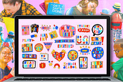 Motivation to study-lettering set, an Education Illustration by okchizh (Thumbnail 2 of 6)