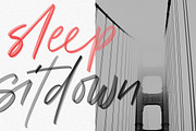 Triester SVG Brush Font Free Sans, a Script Font by Maulana Creative (Thumbnail 4 of 11)