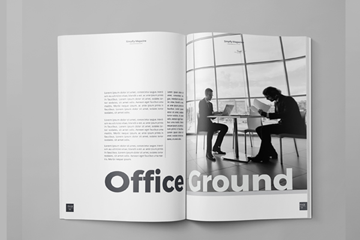 Magazine Layout Template, a Magazine Template by obidullah_01 (Photo 4 of 10)
