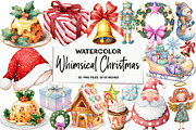 Whimsical Christmas Clipart Bundle, an Illustration by DreamArtGraphic (Thumbnail 1 of 5)