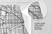 US City Street Map Bundle, an Illustration by deificus Art (Thumbnail 4 of 5)