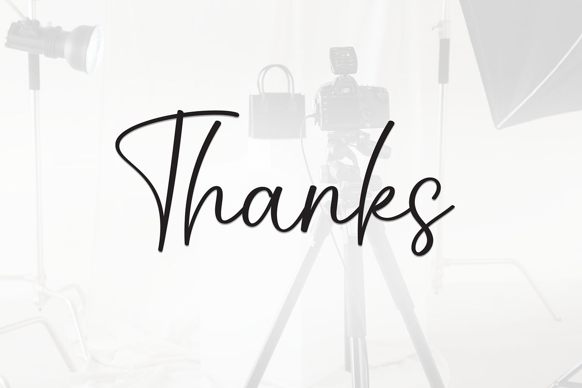 Photography | Script Font, a Handwritten Font by Scratchones (Photo 8 of 8)