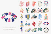 Preppy coastal clipart png set, a Decorative Illustration by Patishop Art (Thumbnail 10 of 12)