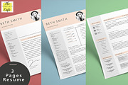 Minimalist MS Word Resume Template, a Resume Template by Rustype (Thumbnail 2 of 5)