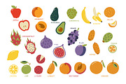 Fruits Vegetables Berries Collection, a Food Illustration by Chelovector (Thumbnail 2 of 6)