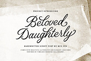 MCO - Beloved Daughterly, a Script Font by Mojiscope Studio (Thumbnail 1 of 10)