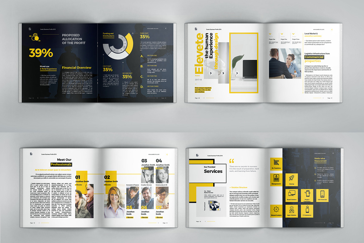 Square Company Profile, a Brochure Template by Elite_Standard (Photo 6 of 11)