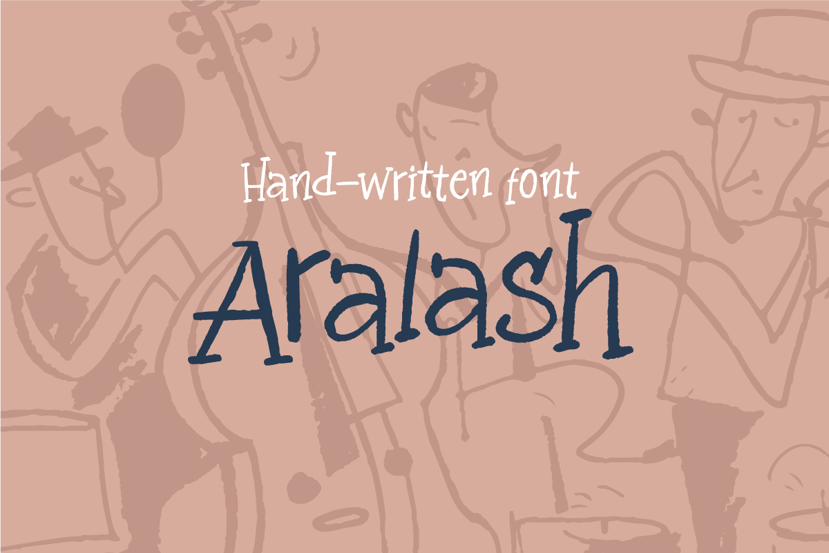 Aralash serif handwritten font, a Font by Visio studio (Photo 1 of 11)