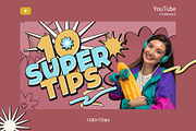 90's Style YouTube Thumbnails, a Social Media Template by Andrew Skoch Design (Thumbnail 2 of 7)