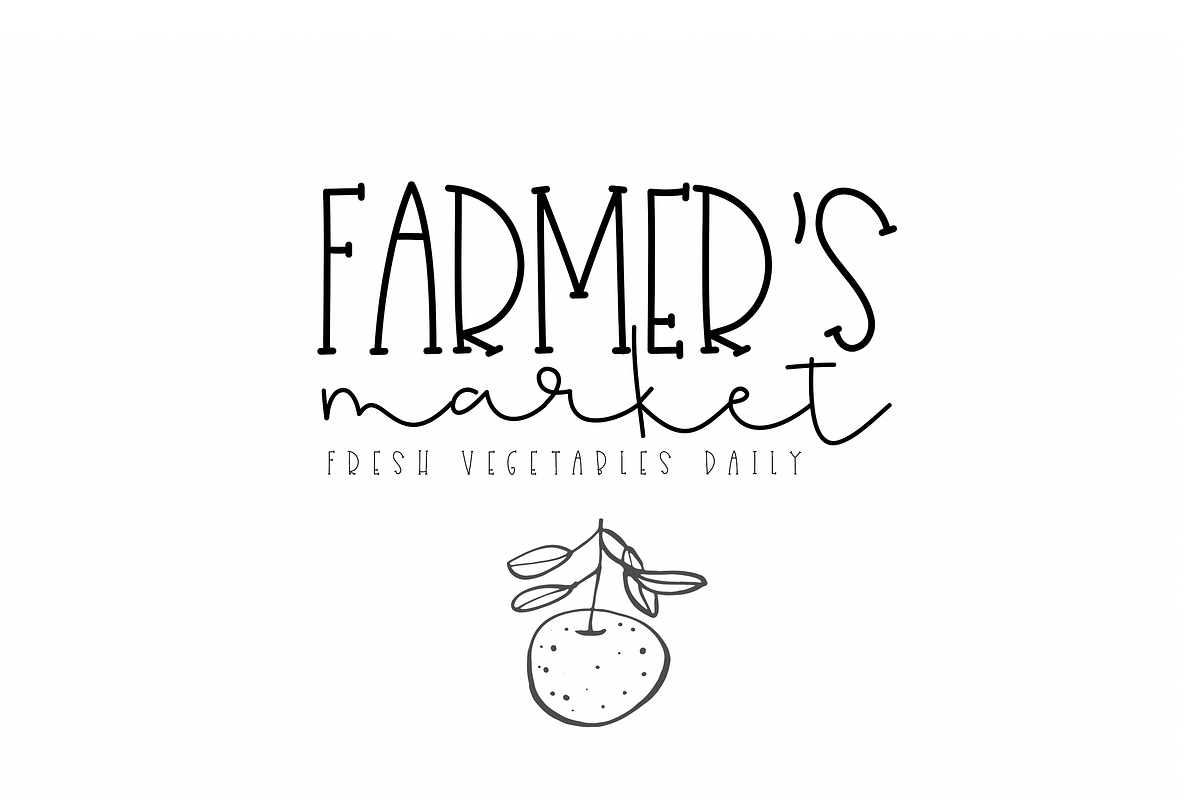 Country Farmhouse - Script Duo Font preview 5