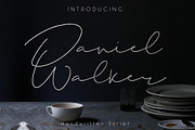 Daniel Walker Script, a Script Font by Creamy Script (Thumbnail 1 of 5)