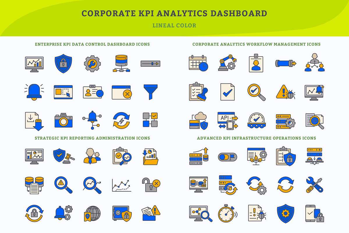 Corporate KPI Analytics Dashboard, an Icon by vexper (Photo 5 of 5)