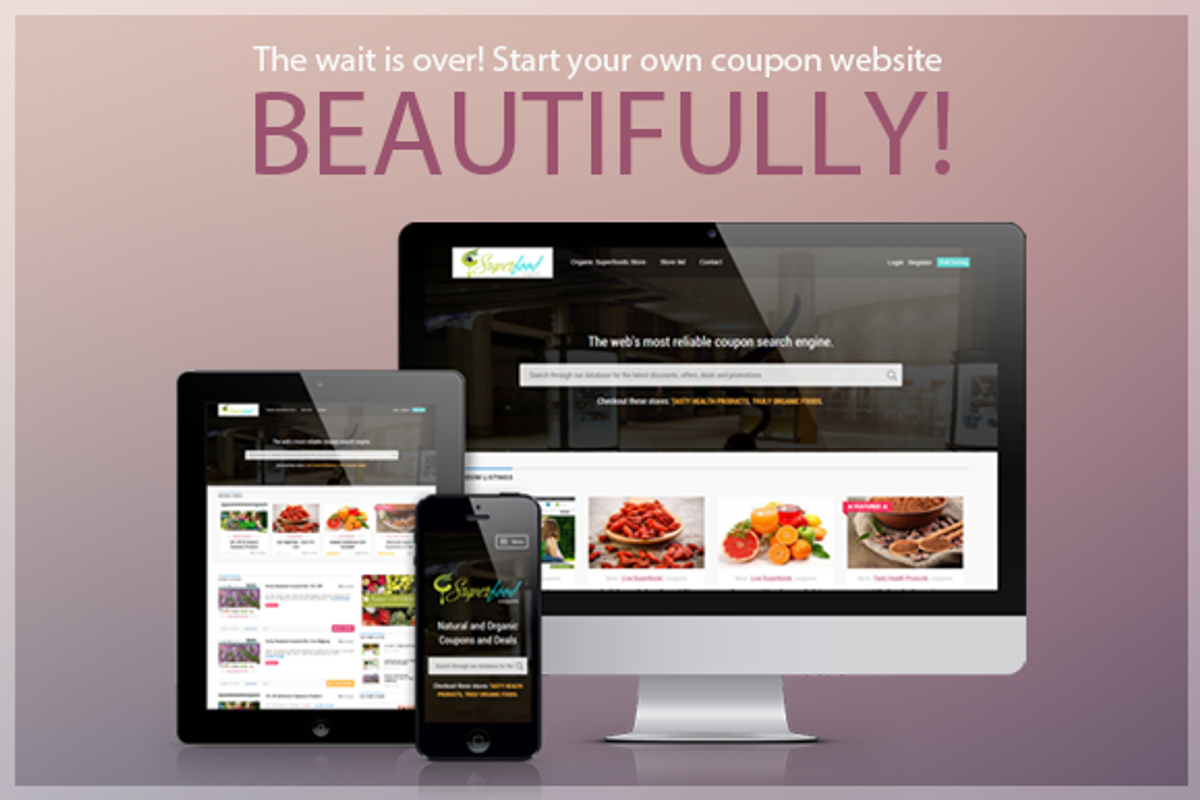 Premiumpress CouponPress Child Theme, a WordPress Template by Theme :: Kiwi (Photo 1 of 5)