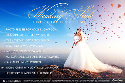 Presets for Lightroom / Wedding