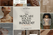Minimal Skincare IG Bundle Kit, a Social Media Template by Crafted Pixel (Thumbnail 1 of 10)