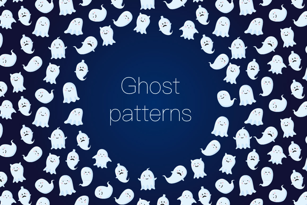 Ghost patterns, a Pattern Graphic by merion_merion (Photo 1 of 4)