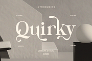 Quirky - Modern Stylish Elegant, a Serif Font by Qweera Studio (Thumbnail 1 of 10)