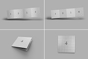 4 Fold Square Brochure Mockup, an Advertising Mockup by Illusiongraphic (Thumbnail 12 of 19)