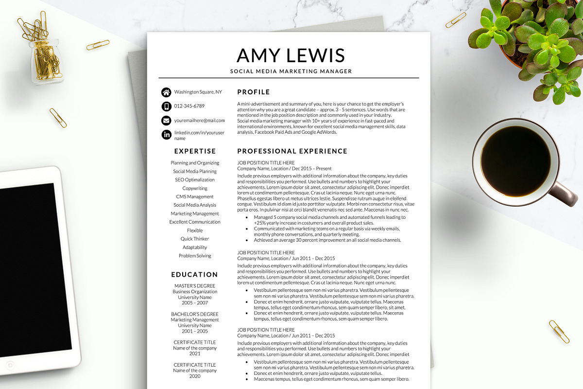 Professional Resume Template in Word, a Resume Template by BestResumes.Co (Photo 1 of 7)