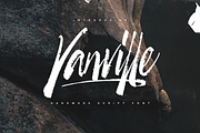 Vanville Handmade Script Font, a Script Font by Alif Devan R. (Thumbnail 1 of 7)